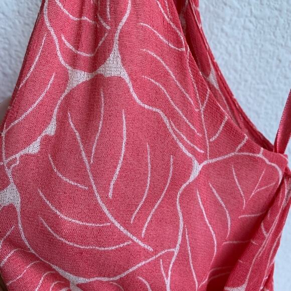 Diane Von Furstenberg Leaf Print Silk Glenn Dress 4 - Picture 6 of 8